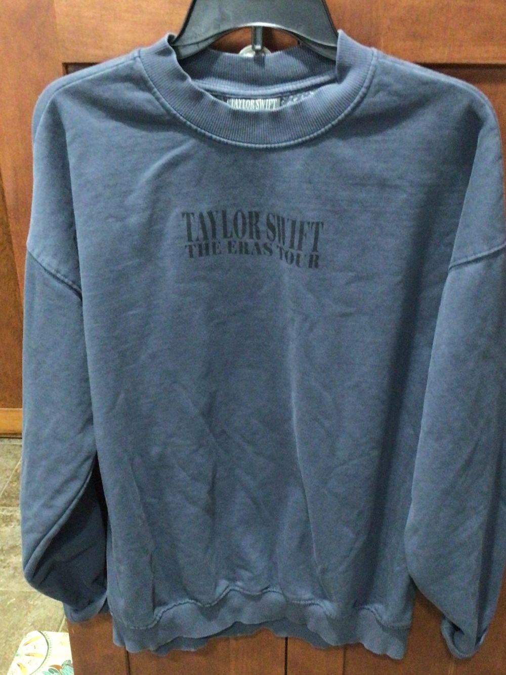 Taylor Swift The Eras Tour Gray Crewneck Sweatshirt ** Read** M
